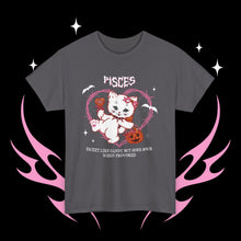 Load image into Gallery viewer, Pisces Halloween Kitty Cat Unisex Short Sleeve Tee