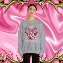Load image into Gallery viewer, Gemini Halloween Cartoon Unisex Crewneck Sweatshirt