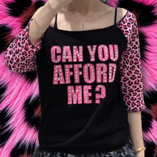 Load image into Gallery viewer, Can You Afford Me Pink Leopard 3/4 Sleeve Top
