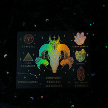 Load image into Gallery viewer, Crystals for the Zodiacs Prints (Individual or Set of 3)