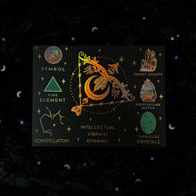 Load image into Gallery viewer, Crystals for the Zodiacs Prints (Individual or Set of 3)