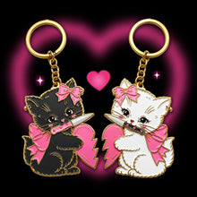 Load image into Gallery viewer, PREORDER ♡ Limited Edition Magnetic Kitty Cat Best Friend Keychains