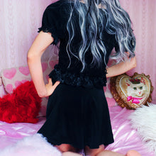 Load image into Gallery viewer, I Cut U Kitty Cat Puff Sleeve Top