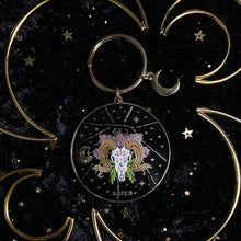 Load image into Gallery viewer, amethystrology zodiac keychain
