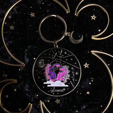 Load image into Gallery viewer, amethystrology zodiac keychain