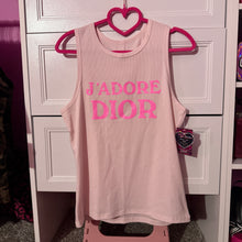Load image into Gallery viewer, jadore dior pink tank top XL
