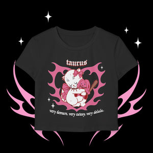 Taurus Kitty Cat Women's Baby Tee