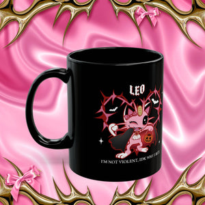 Leo Halloween Cartoon Mug