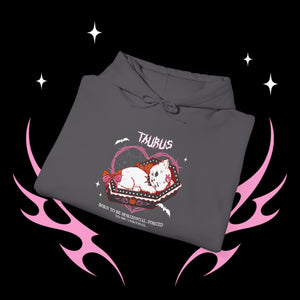 Taurus Halloween Kitty Cat Unisex Hoodie