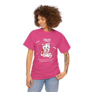 Virgo Halloween Kitty Cat Unisex Short Sleeve Tee