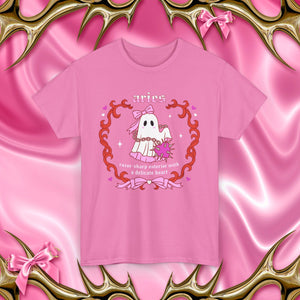 Aries Halloween Ghost Unisex Short Sleeve Tee