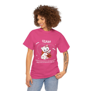 Gemini Halloween Kitty Cat Unisex Short Sleeve Tee