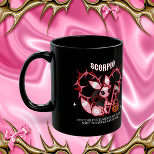 Scorpio Halloween Cartoon Mug