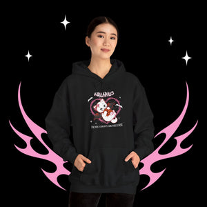 Aquarius Halloween Kitty Cat Unisex Hoodie