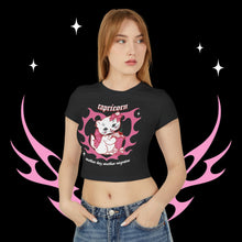 Load image into Gallery viewer, Capricorn Kitty Cat Women&#39;s Baby Tee
