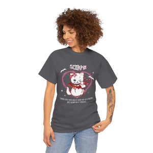 Scorpio Halloween Kitty Cat Unisex Short Sleeve Tee