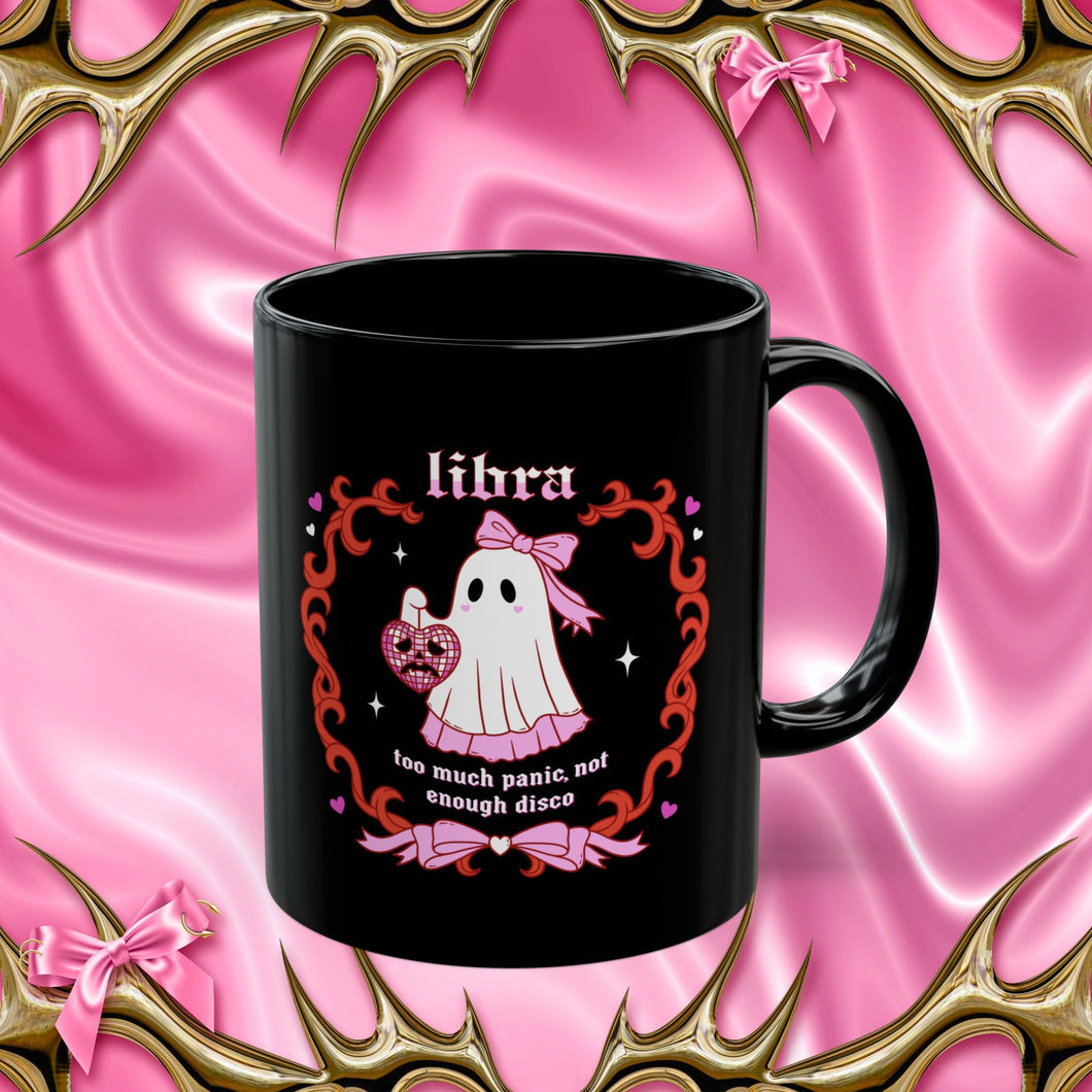 Libra Halloween Ghost Mug