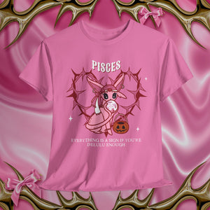 Pisces Halloween Cartoon Unisex Short Sleeve Tee