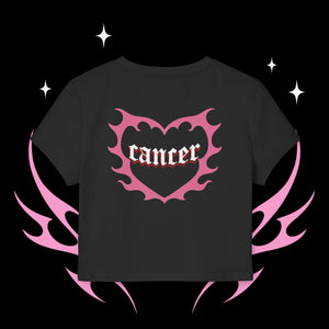 Cancer Kitty Cat Women's Baby Tee