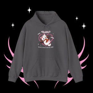 Aquarius Halloween Kitty Cat Unisex Hoodie