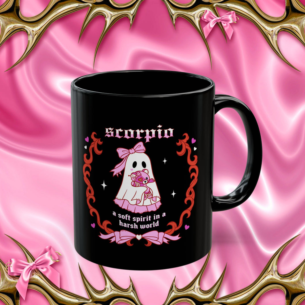 Scorpio Halloween Ghost Mug