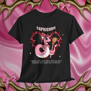 Capricorn Halloween Cartoon Unisex Short Sleeve Tee