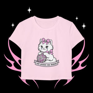 All Panic No Disco Kitty Cat Women's Baby Tee