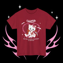 Load image into Gallery viewer, Cancer Halloween Kitty Cat Unisex Short Sleeve Tee
