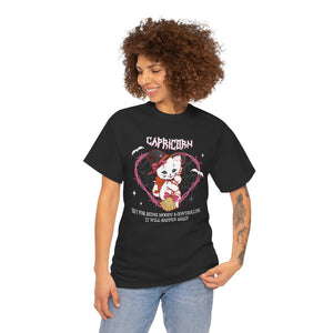 Capricorn Halloween Kitty Cat Unisex Short Sleeve Tee