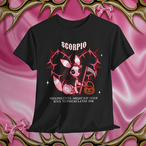 Scorpio Halloween Cartoon Unisex Short Sleeve Tee