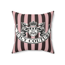 Load image into Gallery viewer, Juicy Stripe Faux Suede Square Pillow
