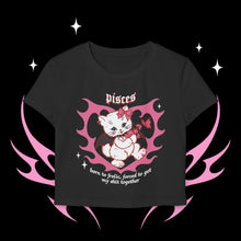 Load image into Gallery viewer, Pisces Kitty Cat Women&#39;s Baby Tee
