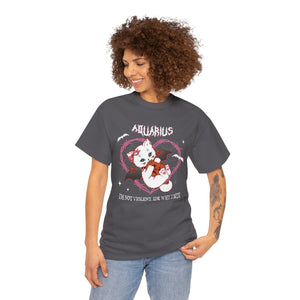 Aquarius Halloween Kitty Cat Unisex Short Sleeve Tee