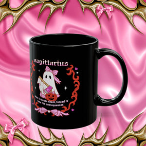 Sagittarius Halloween Ghost Mug