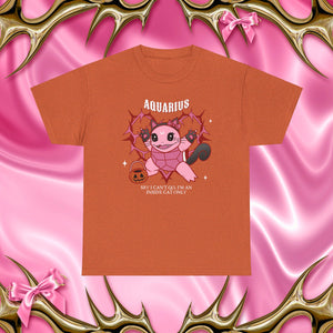 Aquarius Halloween Cartoon Unisex Short Sleeve Tee