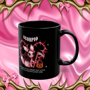 Scorpio Halloween Cartoon Mug