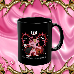 Leo Halloween Cartoon Mug