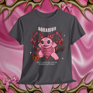 Aquarius Halloween Cartoon Unisex Short Sleeve Tee