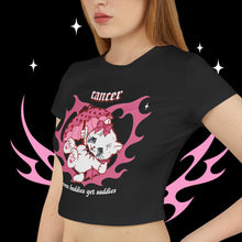 Load image into Gallery viewer, Cancer Kitty Cat Women&#39;s Baby Tee
