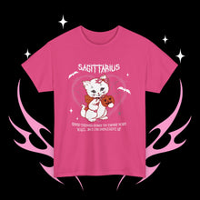 Load image into Gallery viewer, Sagittarius Halloween Kitty Cat Unisex Short Sleeve Tee
