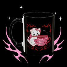 Load image into Gallery viewer, More Espresso Less Depresso Kitty Cat (Red) Coffee Mug (11oz)
