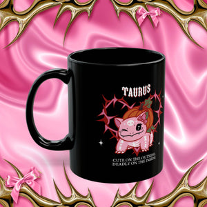 Taurus Halloween Cartoon Mug