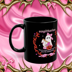 Sagittarius Halloween Ghost Mug