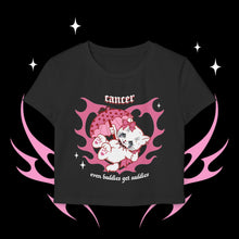 Load image into Gallery viewer, Cancer Kitty Cat Women&#39;s Baby Tee
