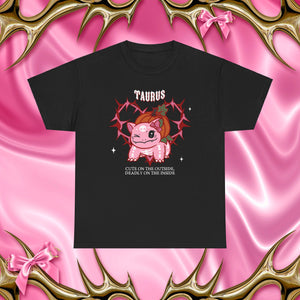 Taurus Halloween Cartoon Unisex Short Sleeve Tee