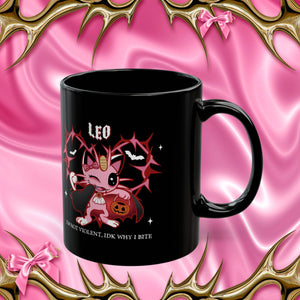 Leo Halloween Cartoon Mug