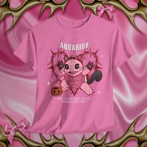 Aquarius Halloween Cartoon Unisex Short Sleeve Tee