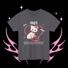 Load image into Gallery viewer, Aries Halloween Kitty Cat Unisex Short Sleeve Tee
