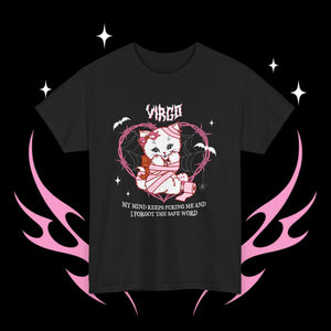 Virgo Halloween Kitty Cat Unisex Short Sleeve Tee