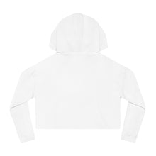 Load image into Gallery viewer, Kitty Cat Heart Locket Women’s Cropped Hooded Sweatshirt
